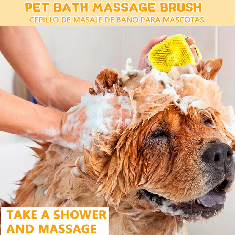 Dog Bath Brush Silicone
